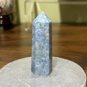 Blue kyanite tower